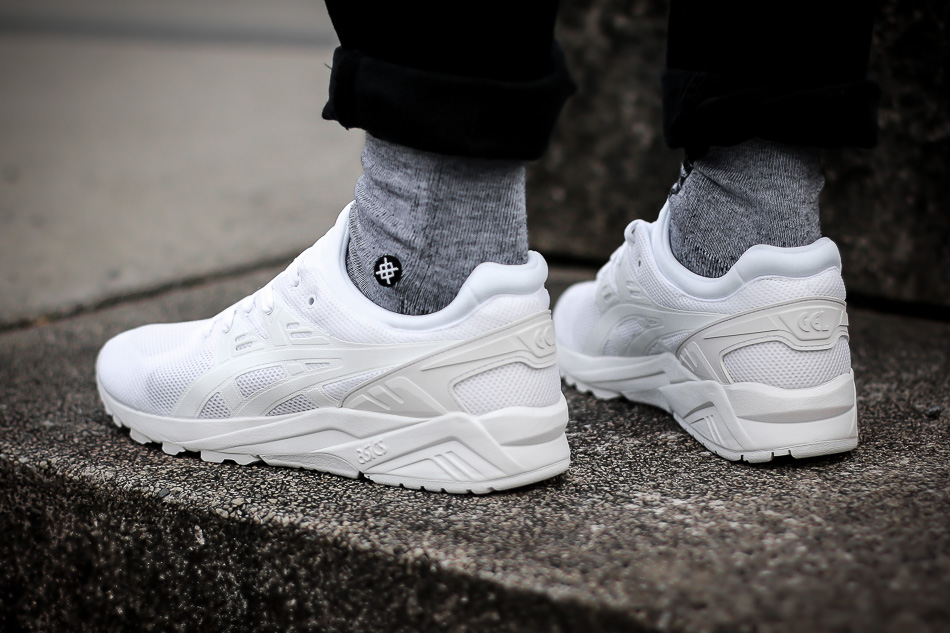 asics kayano blanche